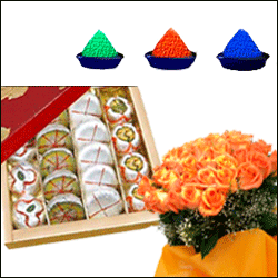 "Special holi with kaju sweet delite - Click here to View more details about this Product